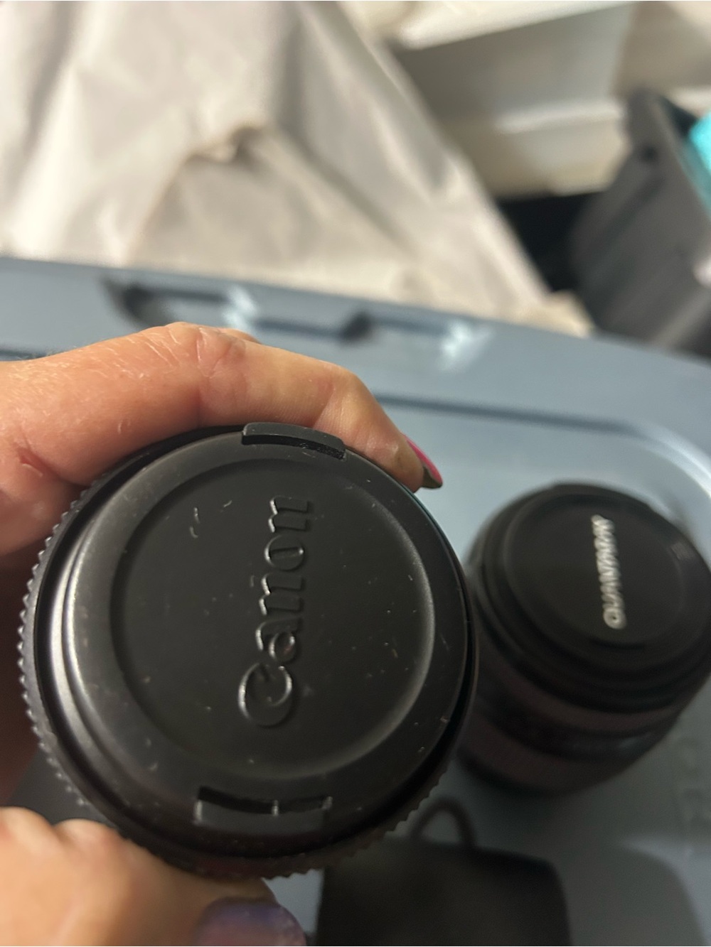 Canon DSLR Camera Kit in Black with Two Black Lenses - Picture 12 of 16
